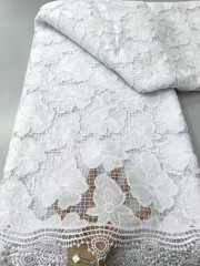Affordable high quality lace fabric with beads pearls and sequins wedding dress lace fabric