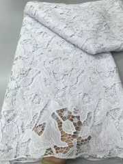 Affordable high quality lace fabric with beads pearls and sequins wedding dress lace fabric