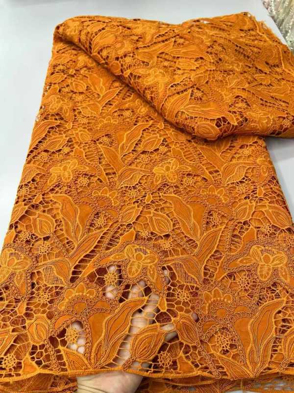 Affordable high quality lace fabric with beads pearls and sequins wedding dress lace fabric