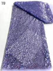 Affordable high quality lace fabric with beads pearls and sequins wedding dress lace fabric