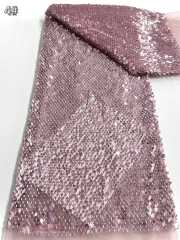 Affordable high quality lace fabric with beads pearls and sequins wedding dress lace fabric