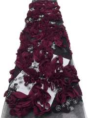 Affordable high quality lace fabric with beads pearls and sequins wedding dress lace fabric
