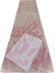 Affordable high quality lace fabric with beads pearls and sequins wedding dress lace fabric