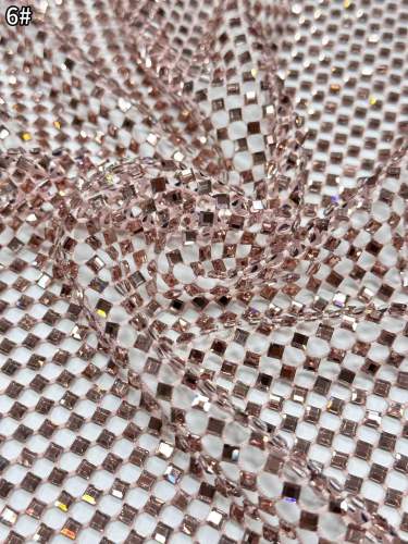 Affordable high quality lace fabric with beads pearls and sequins wedding dress lace fabric