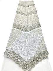 Affordable high quality lace fabric with beads pearls and sequins wedding dress lace fabric