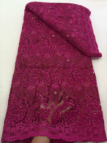 Affordable high quality lace fabric with beads pearls and sequins wedding dress lace fabric