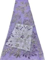 Affordable high quality lace fabric with beads pearls and sequins wedding dress lace fabric