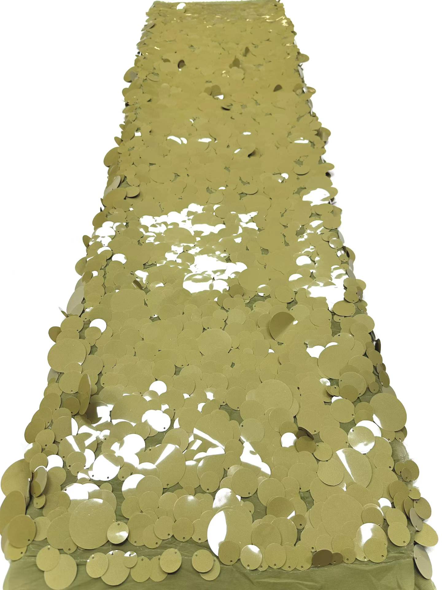 Hot-sale French textiles embroidery with sequin lace fabric suitable for sublimation