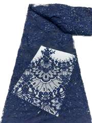 European style sequins embroidered wedding high density lace dress