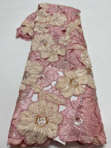 European style sequins embroidered wedding high density lace dress
