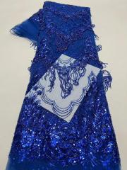 European style sequins embroidered wedding high density lace dress