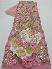 European style sequins embroidered wedding high density lace dress