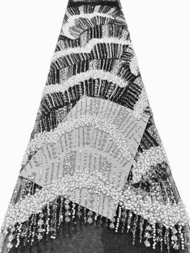 Hot-sale French textiles embroidery with sequin lace fabric suitable for sublimation