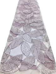 European style sequins embroidered wedding high density lace dress