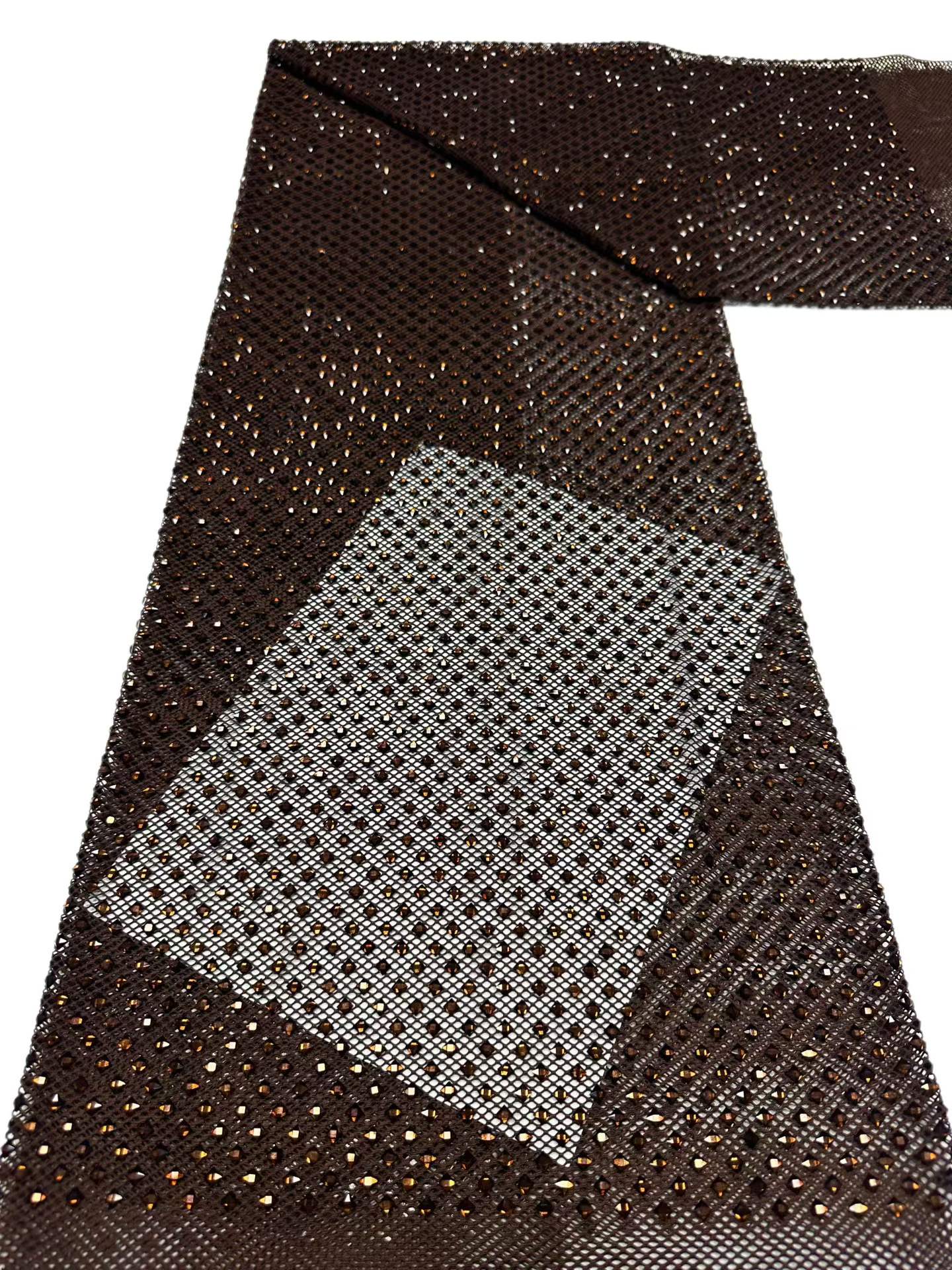 Shiny bridal tulle lace with heavy beads and pearls luxury crystal sequins lace for wedding dress