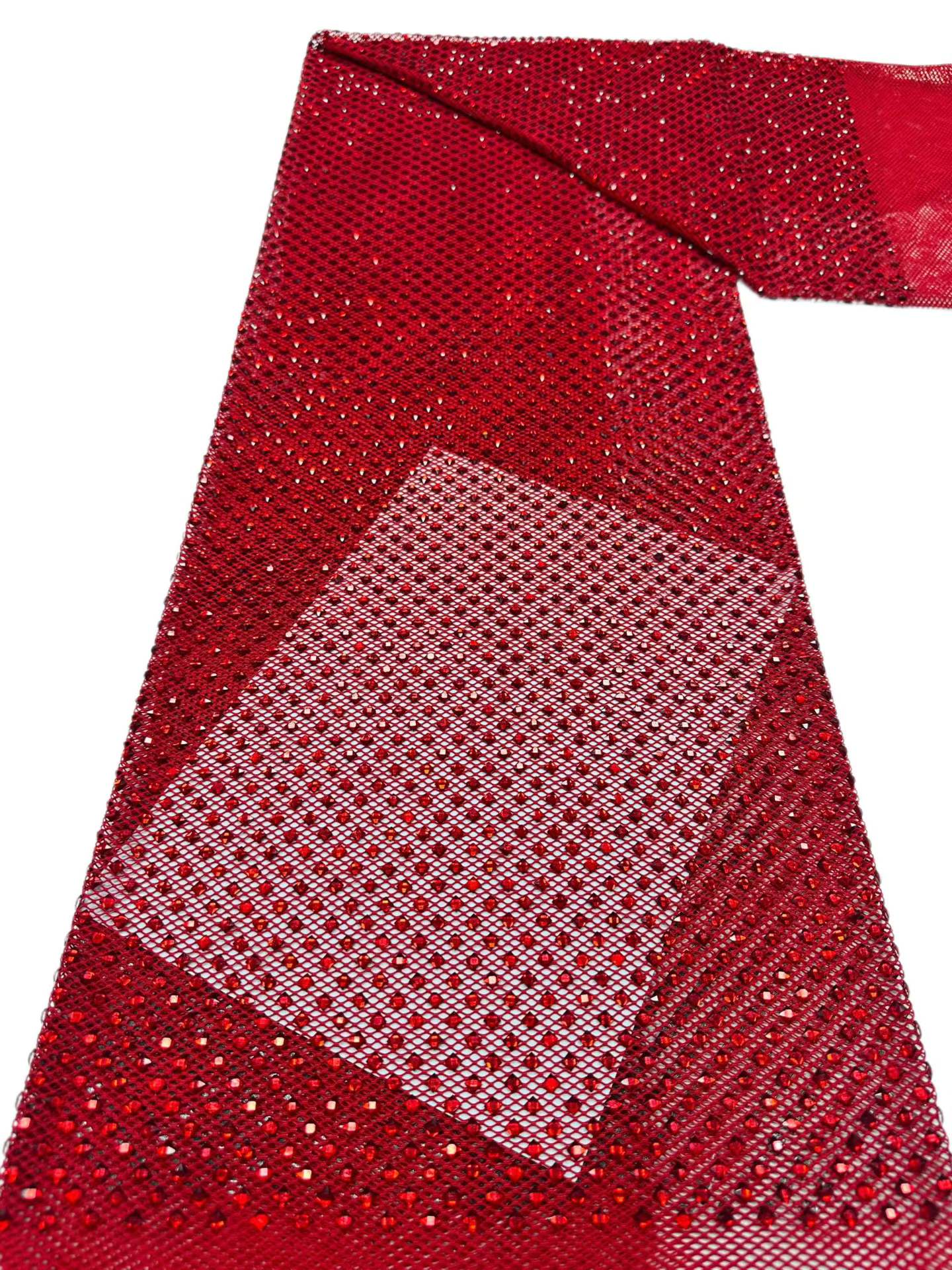 Shiny bridal tulle lace with heavy beads and pearls luxury crystal sequins lace for wedding dress
