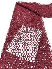 European style sequins embroidered wedding high density lace dress