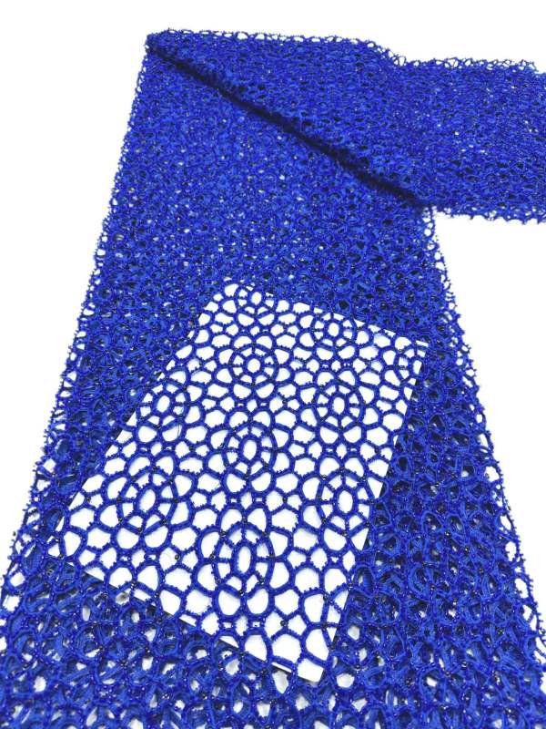 European style sequins embroidered wedding high density lace dress