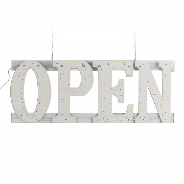 High Brightness Business OPEN Sign for Service Places Storefront and Commercial Retail