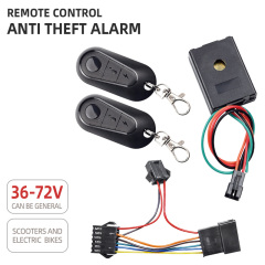 Alarme antivol à télécommande 36V 48V 60V 72V pour scooter électrique et vélo
