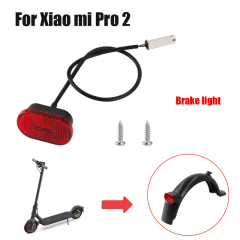 Luz trasera de freno para patinete eléctrico Xiaomi M365 Pro2, luz trasera de advertencia impermeable