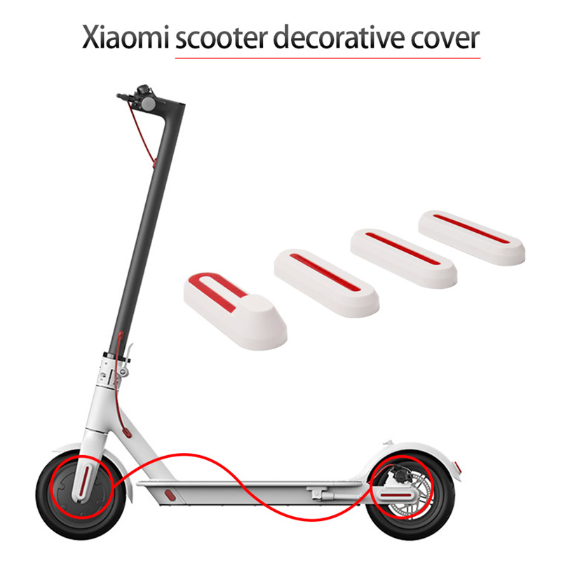 4 pièces plaque de protection avec contre-curseur pour Xiaomi M365 Scooter électrique avant roue arrière accessoires de protection