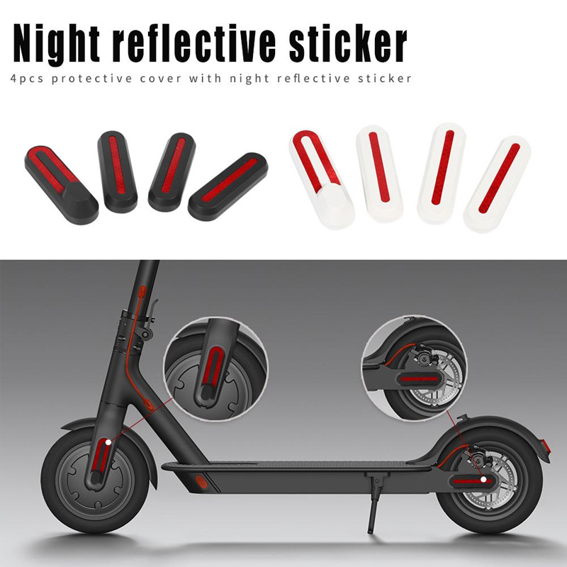 4 pièces plaque de protection avec contre-curseur pour Xiaomi M365 Scooter électrique avant roue arrière accessoires de protection