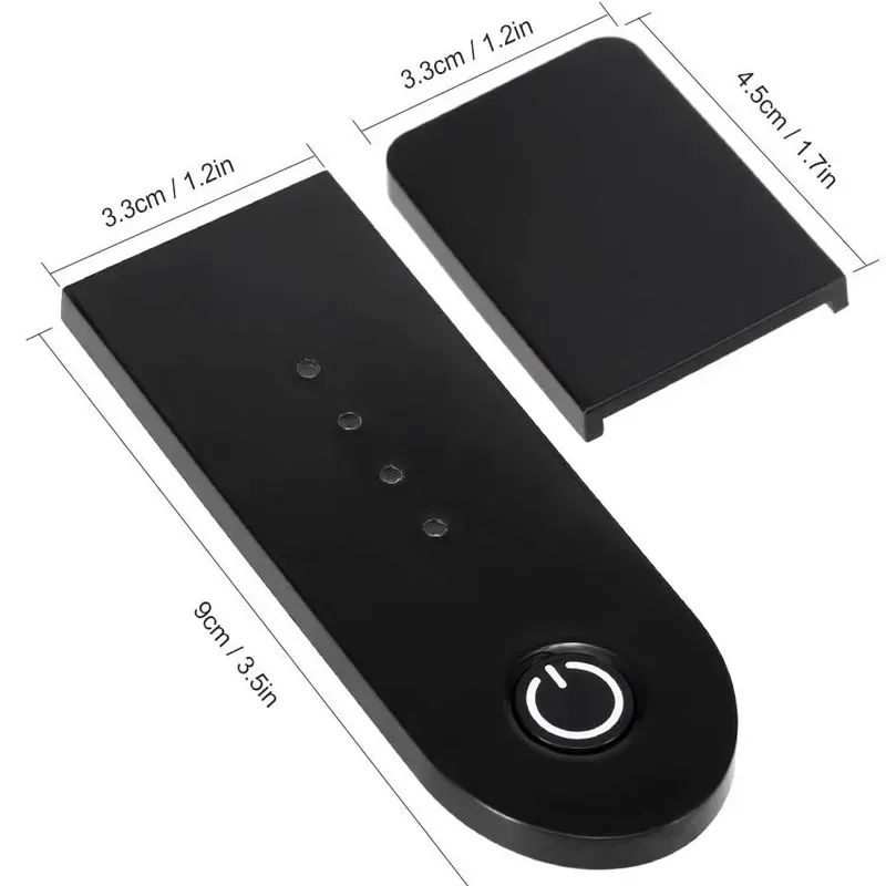 Cubierta de pantalla de protección de seguridad duradera para xiaomi scooter m365 piezas de repuesto cubierta del tablero del controlador