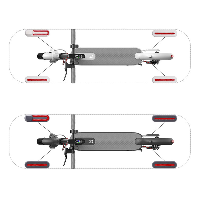 4 pièces plaque de protection avec contre-curseur pour Xiaomi M365 Scooter électrique avant roue arrière accessoires de protection