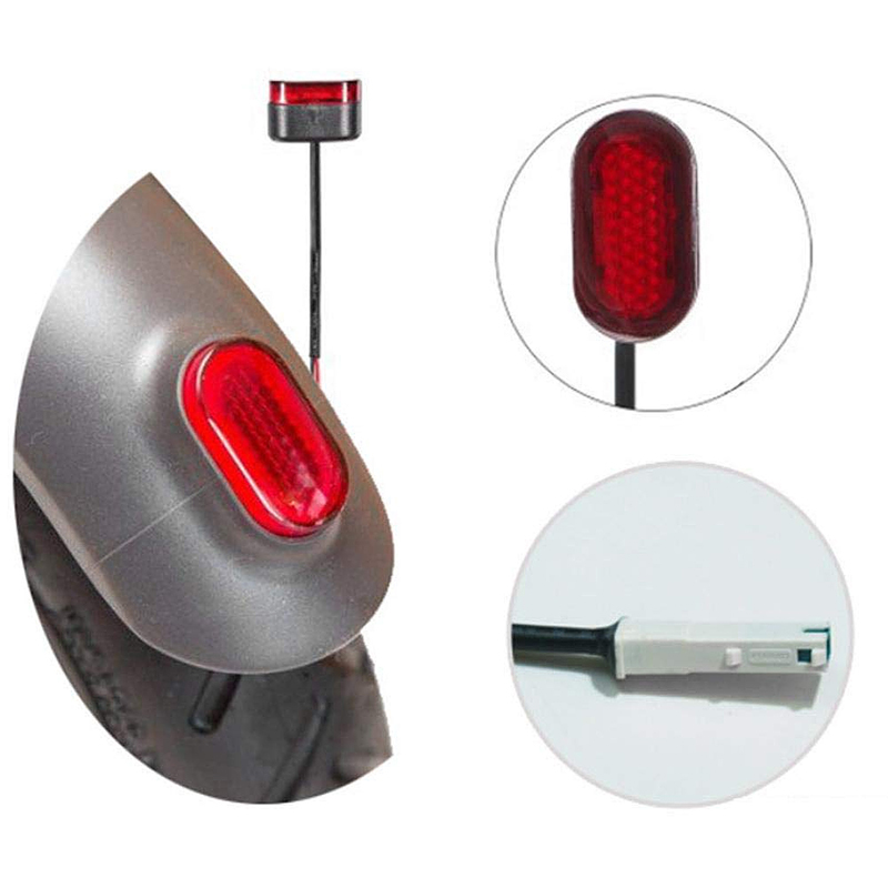 Scooter rouge feu arrière pour Xiaomi M365 M365pro Scooter feu arrière accessoires de remplacement