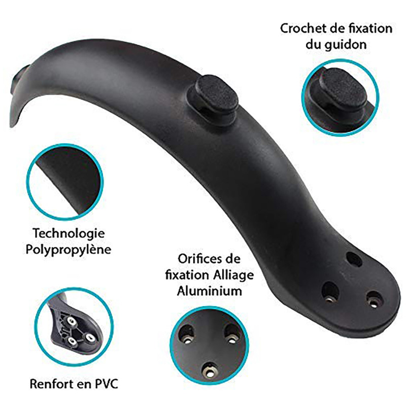Elektroroller Anti-Verschleiß-Schutzblech hinten mit Haken für Xiaomi M365 Pro Scooter Zubehör