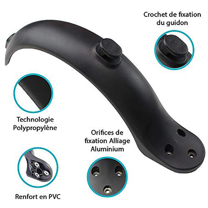 Elektroroller Anti-Verschleiß-Schutzblech hinten mit Haken für Xiaomi M365 Pro Scooter Zubehör