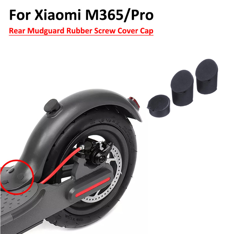Tapón de silicona para tornillo de guardabarros trasero para scooters eléctricos xiaomi M365 y otros scooters eléctricos