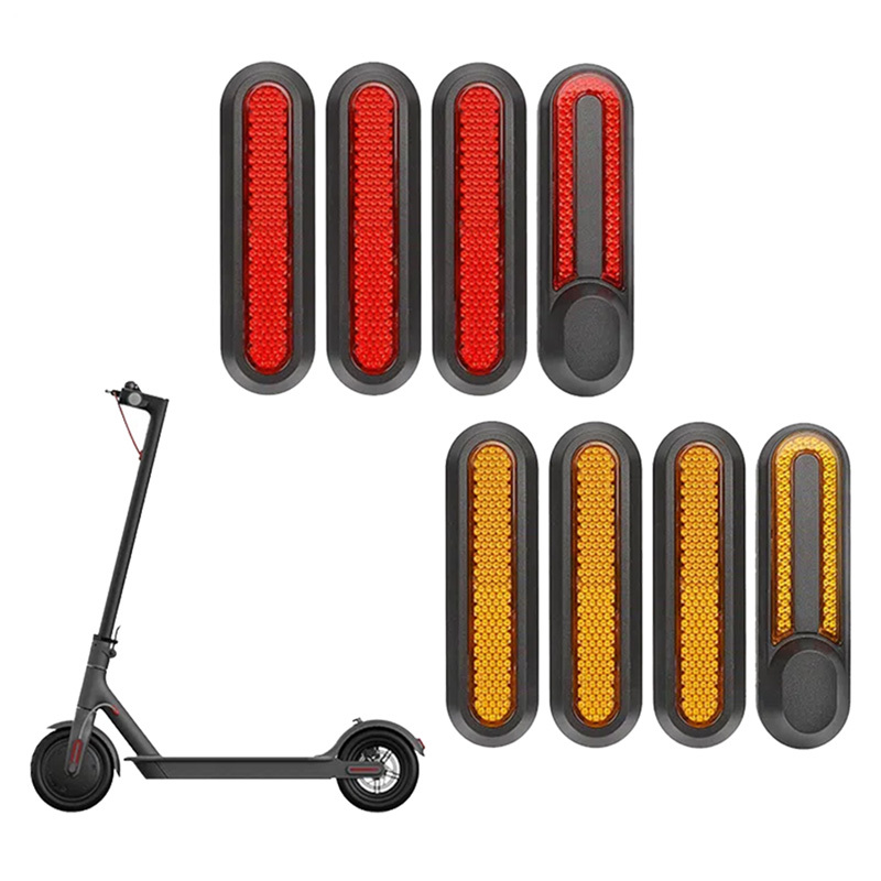 Couverture de roue arrière avant protéger la coque avec des autocollants réfléchissants pour Xiaomi M365 Pro Pro2 accessoires de remplacement de Scooter électrique