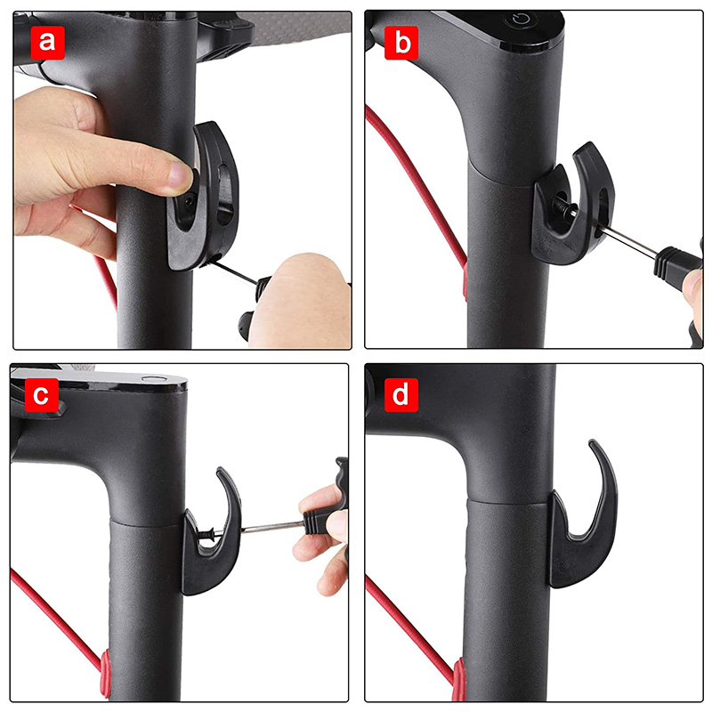 Durable Xiaomi M365 Scooter Gancho Gancho de suspensión frontal para accesorios de bolsa