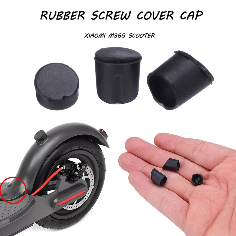 Tapón de silicona para tornillo de guardabarros trasero para scooters eléctricos xiaomi M365 y otros scooters eléctricos