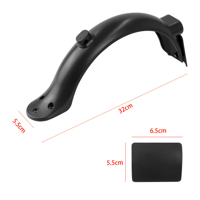 Guardabarros trasero para patinete eléctrico Xiaomi Mijia M365 PRO2 con luz trasera