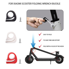pour Xiaomi M365 Pliable Scooter Électrique Pliant Clé Boucle Bouton Protéger Crochet Doigt