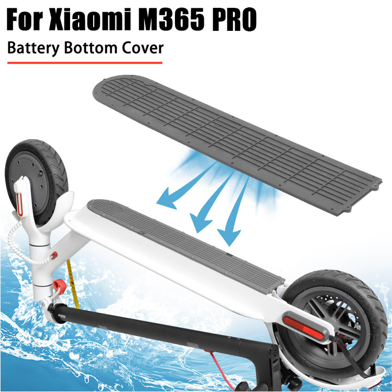 Cubierta de batería inferior de patinete eléctrico de repuesto de protección de placa inferior de plástico para piezas de patinete eléctrico Xiaomi M365 Pro