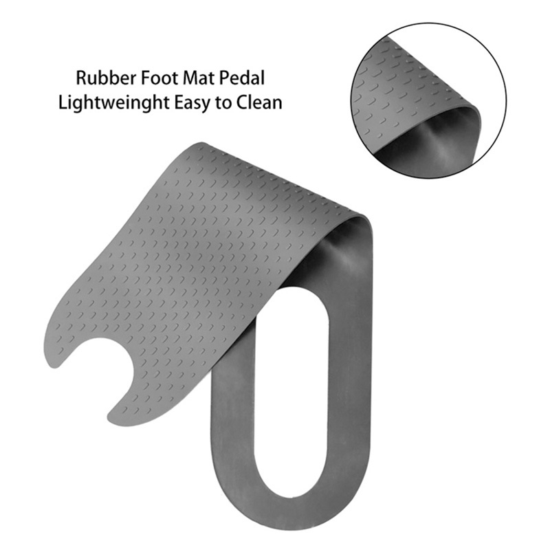 Pédale en Silicone avec autocollants adhésifs 3M pour pièces de rechange de couverture de pédale de Scooter électrique Xiaomi M365