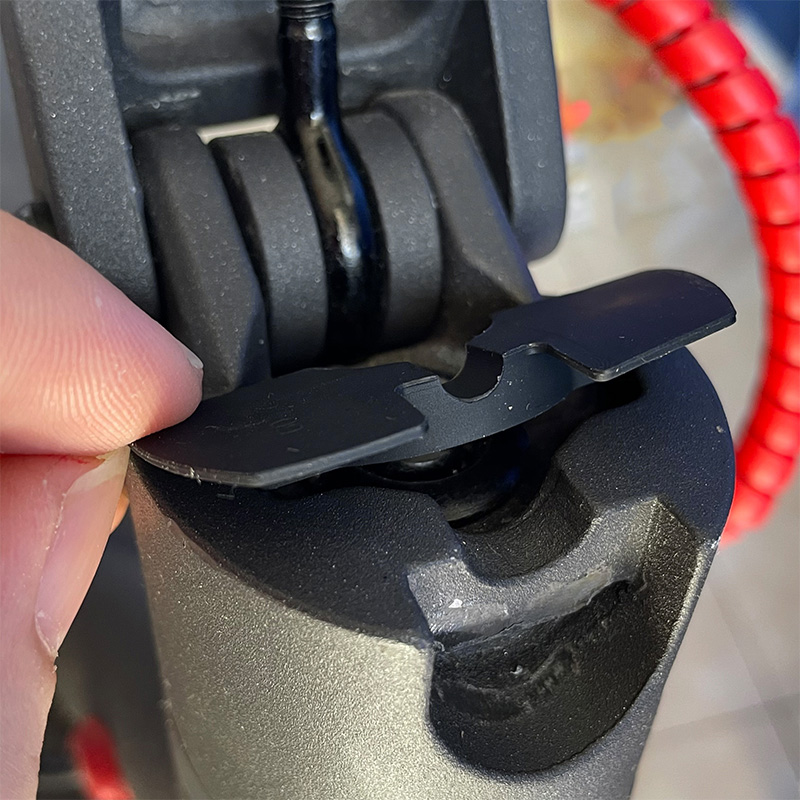 Amortiguador de vibraciones para Xiaomi M365 3 unids/set Scooter Eléctrico amortiguador de vibraciones almohadilla de amortiguación 0,6mm 0,8mm 1,2mm Kit