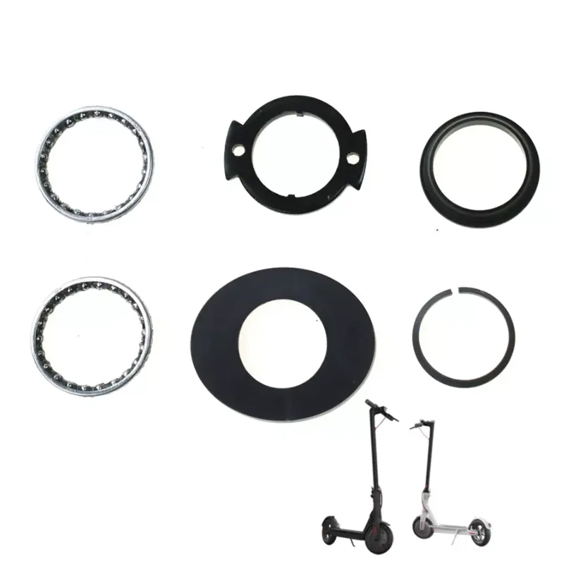 Xiaomi M365/Pro pièces de Scooter électrique accessoires bol de fourche avant ensemble de roulements de direction rotatifs entretoises de rondelle de roulement 6 pièces