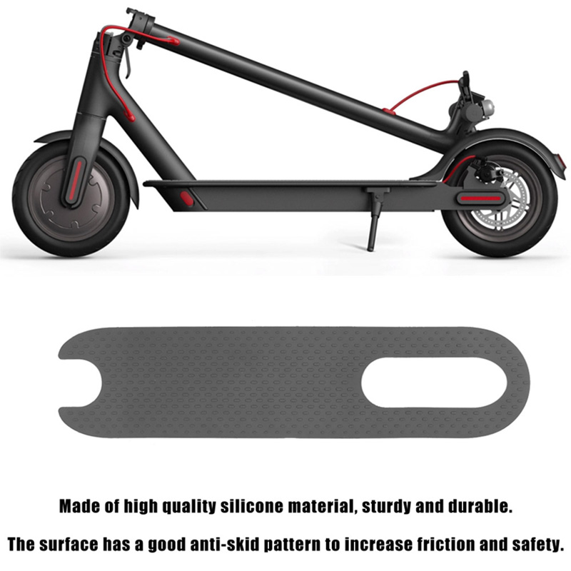 Pédale en Silicone avec autocollants adhésifs 3M pour pièces de rechange de couverture de pédale de Scooter électrique Xiaomi M365