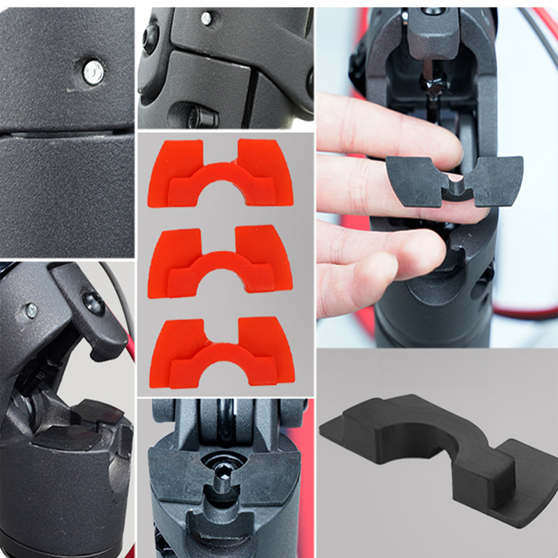 Amortiguador de vibraciones para Xiaomi M365 3 unids/set Scooter Eléctrico amortiguador de vibraciones almohadilla de amortiguación 0,6mm 0,8mm 1,2mm Kit