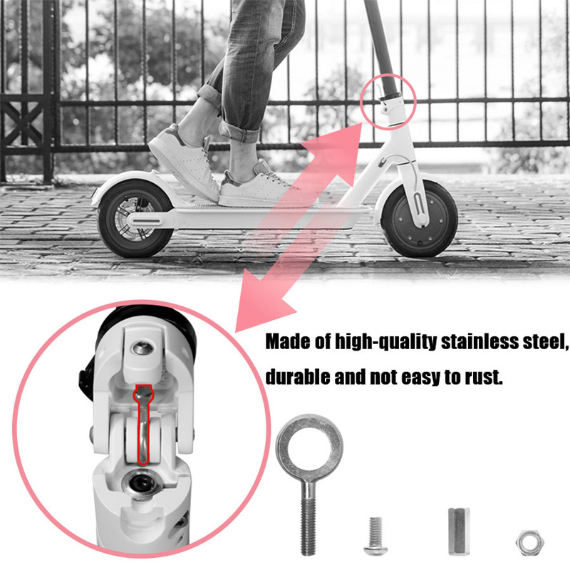 Tornillo de bloqueo del eje para Xiaomi M365 Scooter Eléctrico accesorios de repuesto duraderos