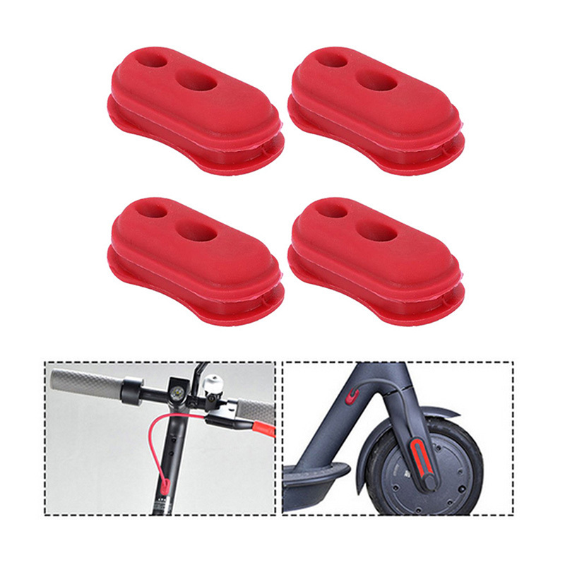 4 stücke Gummi Ladeanschluss Abdeckung Hülse Gummi Stecker Für Xiaomi M365/M365 Pro Elektroroller Hülse Teil