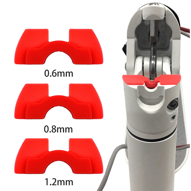 Amortiguador de vibraciones para Xiaomi M365 3 unids/set Scooter Eléctrico amortiguador de vibraciones almohadilla de amortiguación 0,6mm 0,8mm 1,2mm Kit