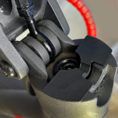 Amortiguador de vibraciones para Xiaomi M365 3 unids/set Scooter Eléctrico amortiguador de vibraciones almohadilla de amortiguación 0,6mm 0,8mm 1,2mm Kit