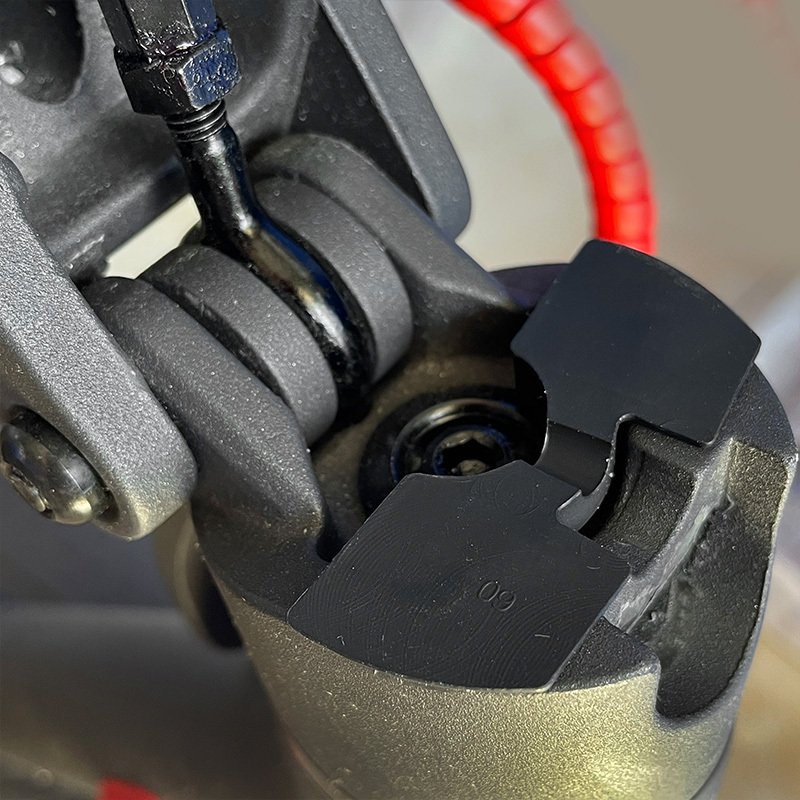 Amortiguador de vibraciones para Xiaomi M365 3 unids/set Scooter Eléctrico amortiguador de vibraciones almohadilla de amortiguación 0,6mm 0,8mm 1,2mm Kit
