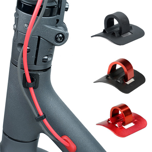 Organizador de Cables con hebilla de brida para Xiaomi Mi M365, accesorios de piezas de Scooter eléctrico, organizador de hebilla de brida de Cable de aleación